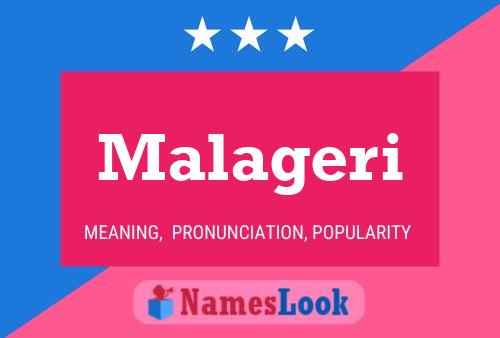 ملصق اسم Malageri