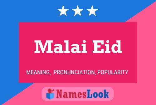 ملصق اسم Malai Eid