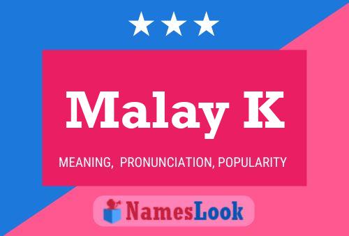 ملصق اسم Malay K