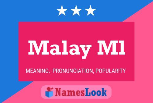 ملصق اسم Malay Ml