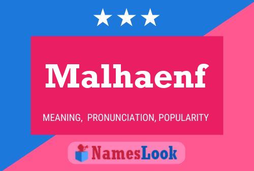 ملصق اسم Malhaenf