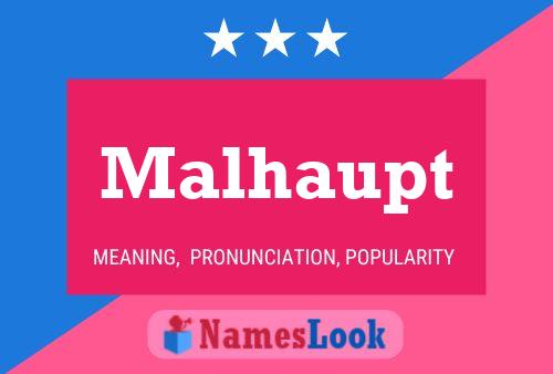 ملصق اسم Malhaupt