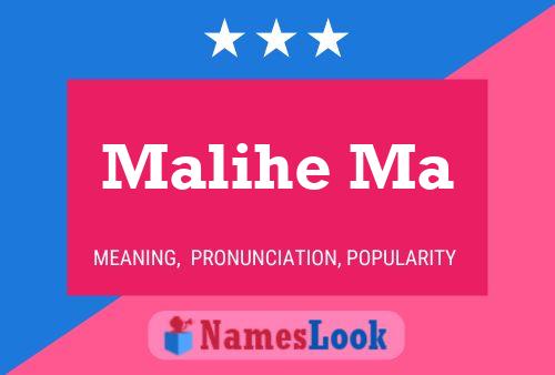 ملصق اسم Malihe Ma