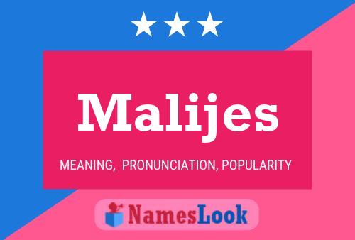 ملصق اسم Malijes