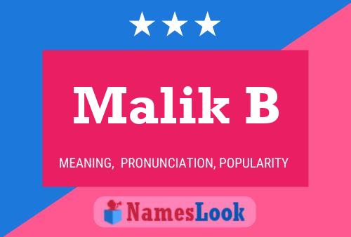 ملصق اسم Malik B