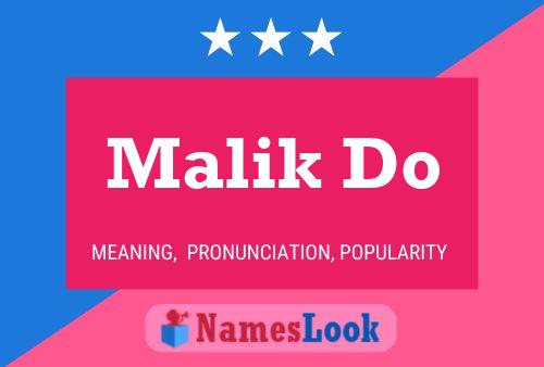 ملصق اسم Malik Do