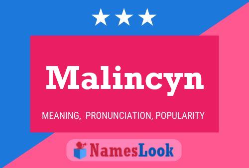 ملصق اسم Malincyn