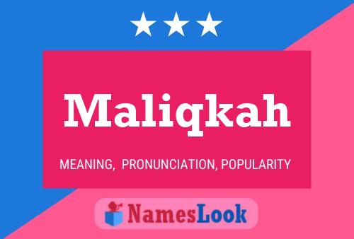 ملصق اسم Maliqkah