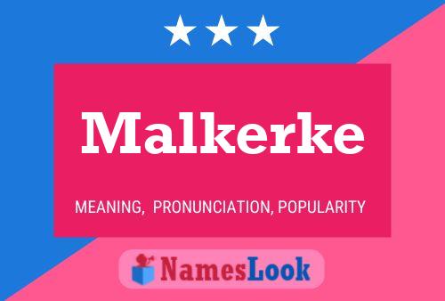 ملصق اسم Malkerke