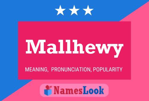 ملصق اسم Mallhewy