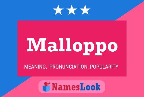 ملصق اسم Malloppo