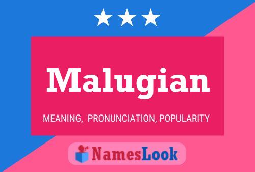 ملصق اسم Malugian