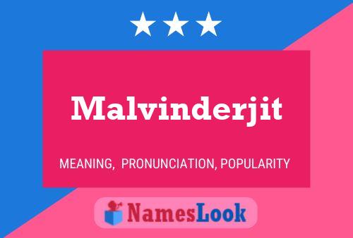 ملصق اسم Malvinderjit