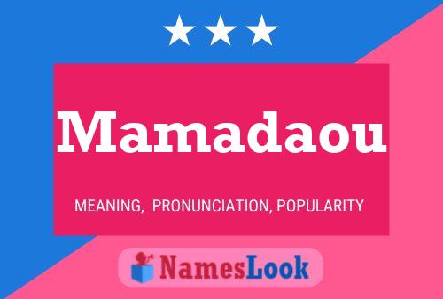 ملصق اسم Mamadaou