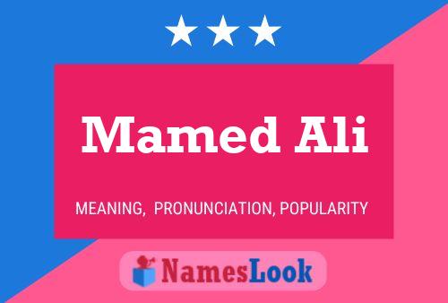 ملصق اسم Mamed Ali