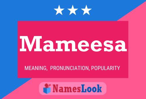 ملصق اسم Mameesa