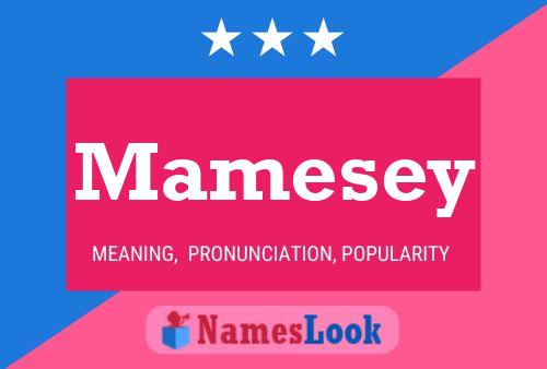 ملصق اسم Mamesey