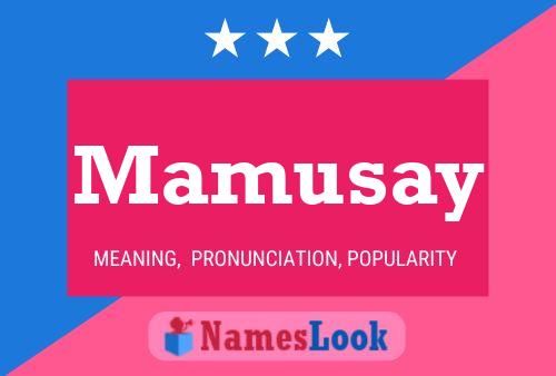 ملصق اسم Mamusay