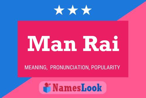 ملصق اسم Man Rai