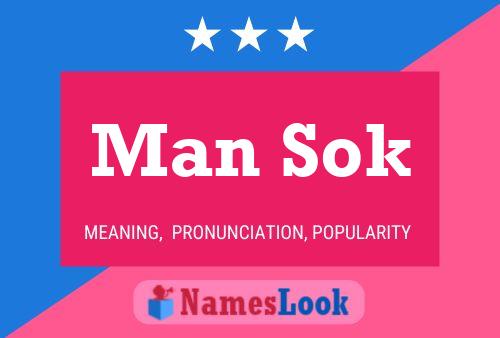 ملصق اسم Man Sok