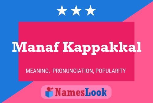 ملصق اسم Manaf Kappakkal