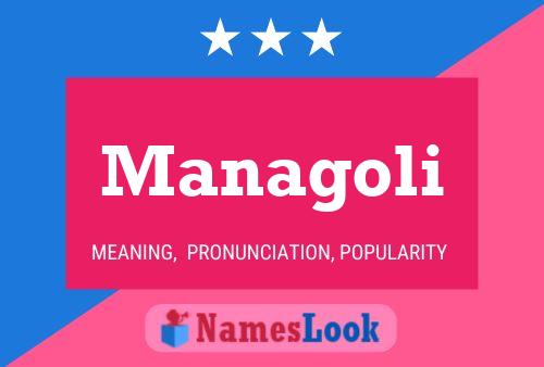 ملصق اسم Managoli