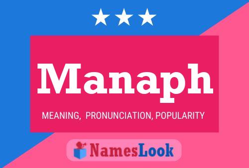 ملصق اسم Manaph