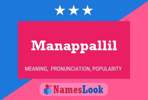 ملصق اسم Manappallil