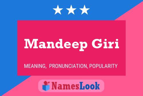 ملصق اسم Mandeep Giri