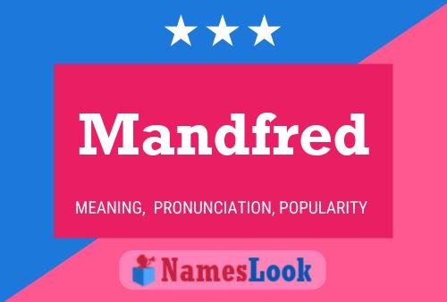 ملصق اسم Mandfred