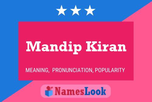 ملصق اسم Mandip Kiran