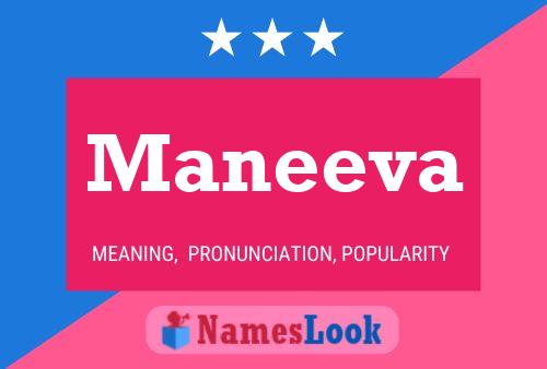 ملصق اسم Maneeva