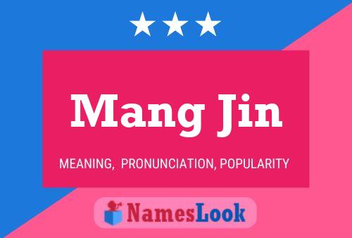 ملصق اسم Mang Jin