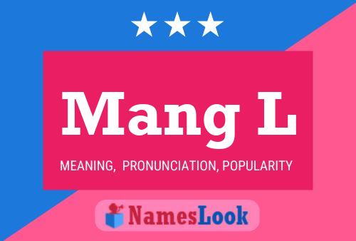 ملصق اسم Mang L