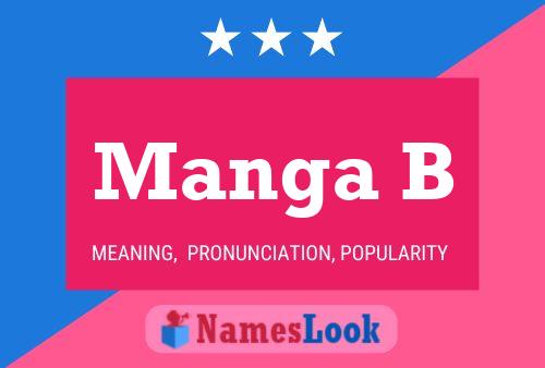 ملصق اسم Manga B