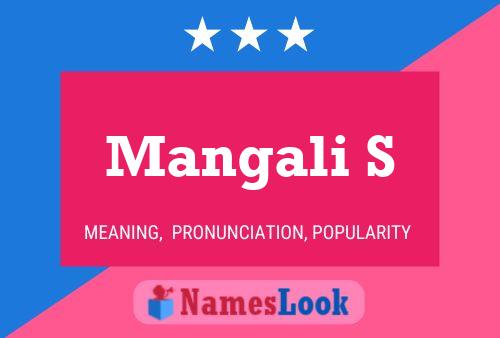 ملصق اسم Mangali S