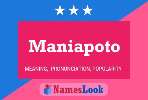 ملصق اسم Maniapoto