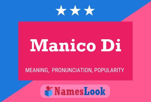 ملصق اسم Manico Di