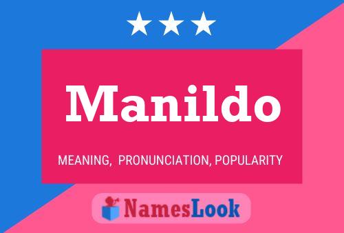 ملصق اسم Manildo