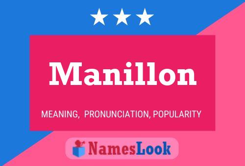 ملصق اسم Manillon