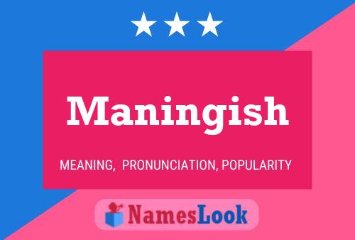 ملصق اسم Maningish