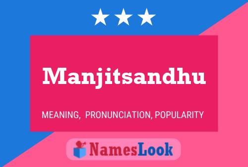 ملصق اسم Manjitsandhu