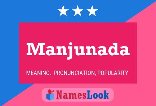 ملصق اسم Manjunada