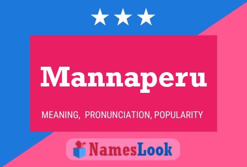 ملصق اسم Mannaperu