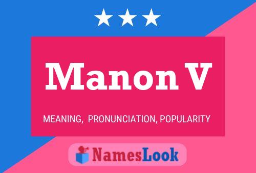 ملصق اسم Manon V