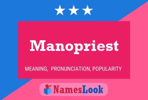 ملصق اسم Manopriest