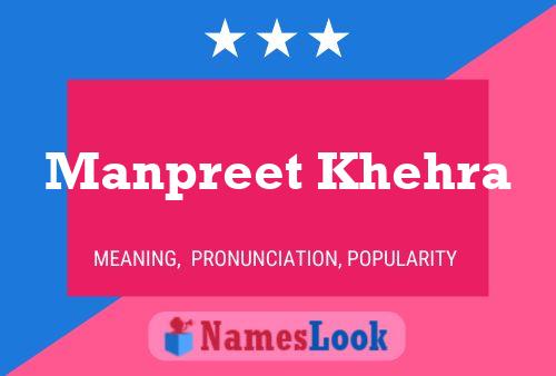 ملصق اسم Manpreet Khehra