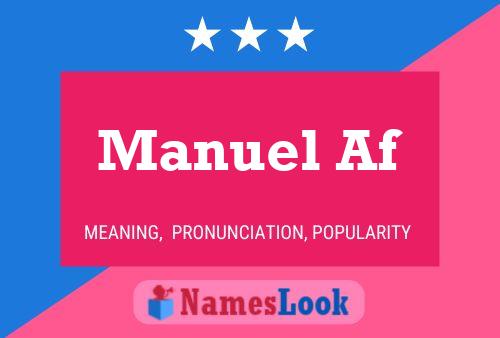 ملصق اسم Manuel Af