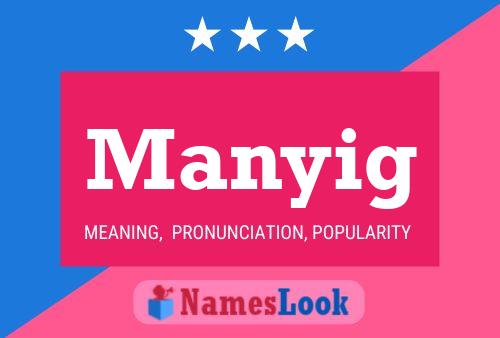 ملصق اسم Manyig