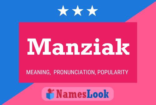 ملصق اسم Manziak